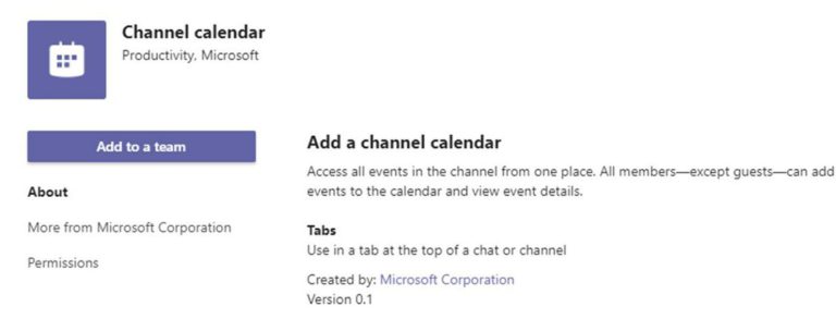 Setting up a shared calendar in Microsoft Teams channel ITuziast